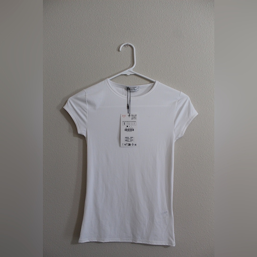 White Zara Tee - NWT!